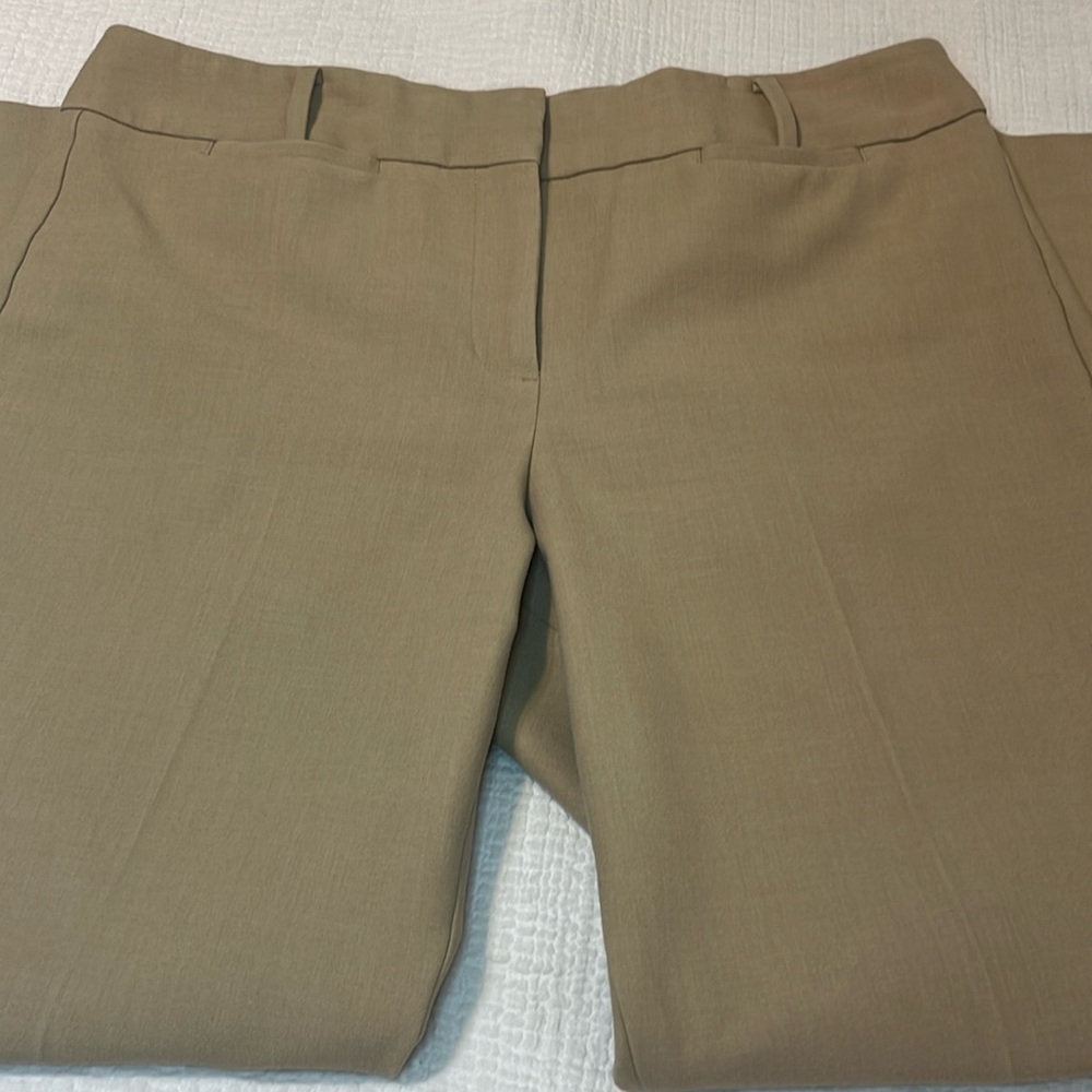 Talbots Tan Slacks-Curvy fit Size 12P